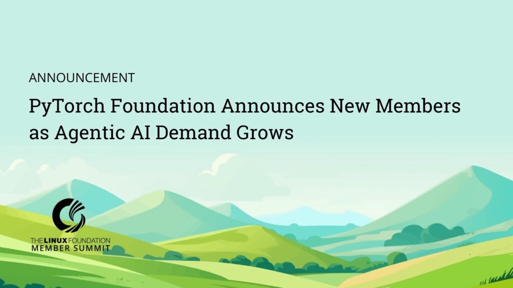 PyTorch Foundation New Members Press Release