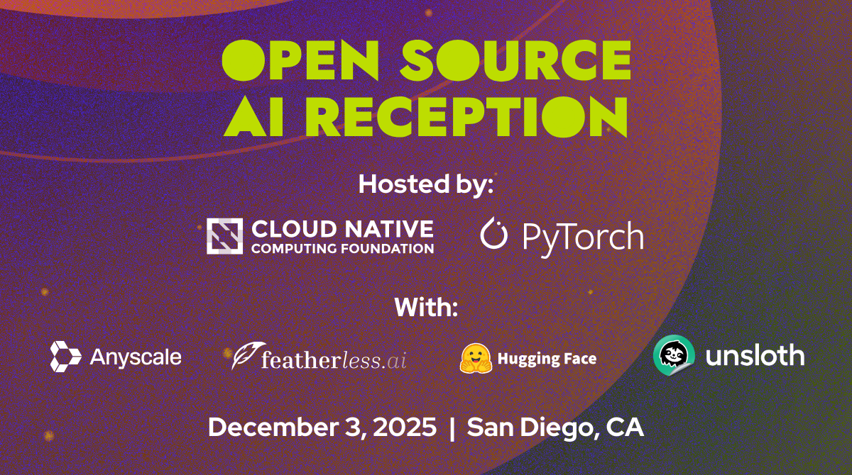 Open Source AI Reception at NuerIPS Dec 3 2025